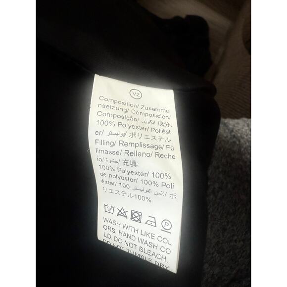 Women’s Quilted Metallic Cropped Puffer Jacket Size M/6 - Picture 7 of 7